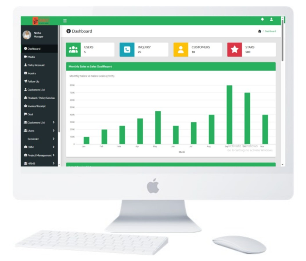 CRM Software Illustration